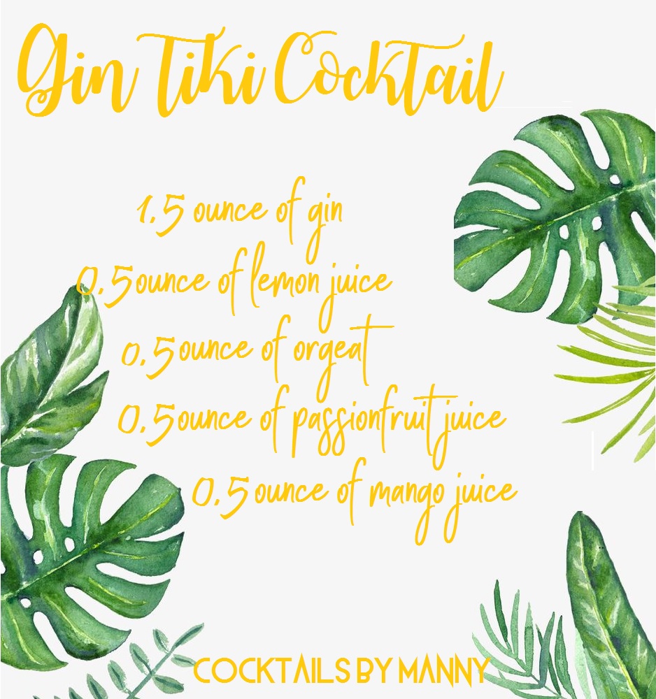 gin tiki cocktail